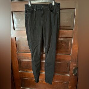 Fidelity Gwen High Rise Skinny Black Jeans 31